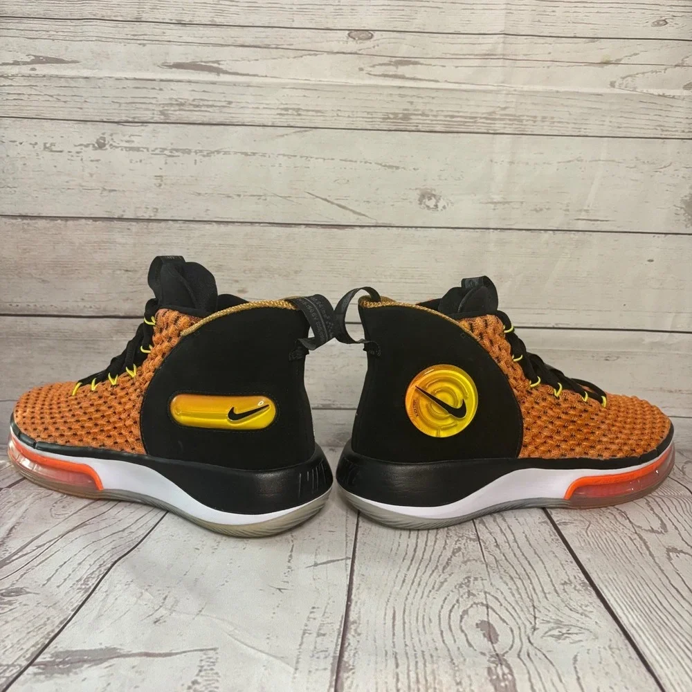 Nike AlphaDnk Total Orange Black Mens 10.5 Basketball‎ Shoe